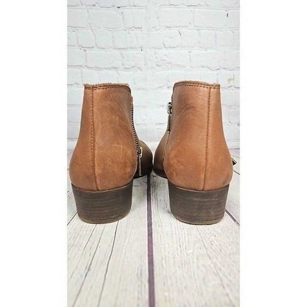 Lucky Brand Basel Boot Tan Leather Low Heel Zip B… - image 5