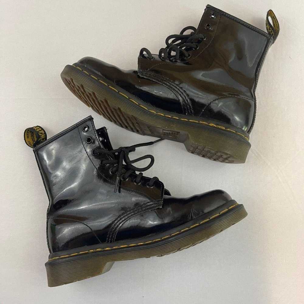 Doc Martens Womens 1460 8 Eye Black Patent Leathe… - image 2