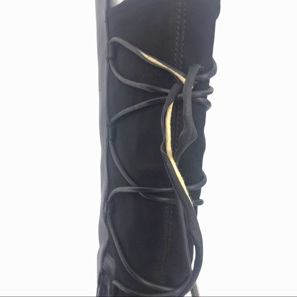 VINCE CAMUTO PARLE STRETCH BLACK LEATHER KNEE HIG… - image 4