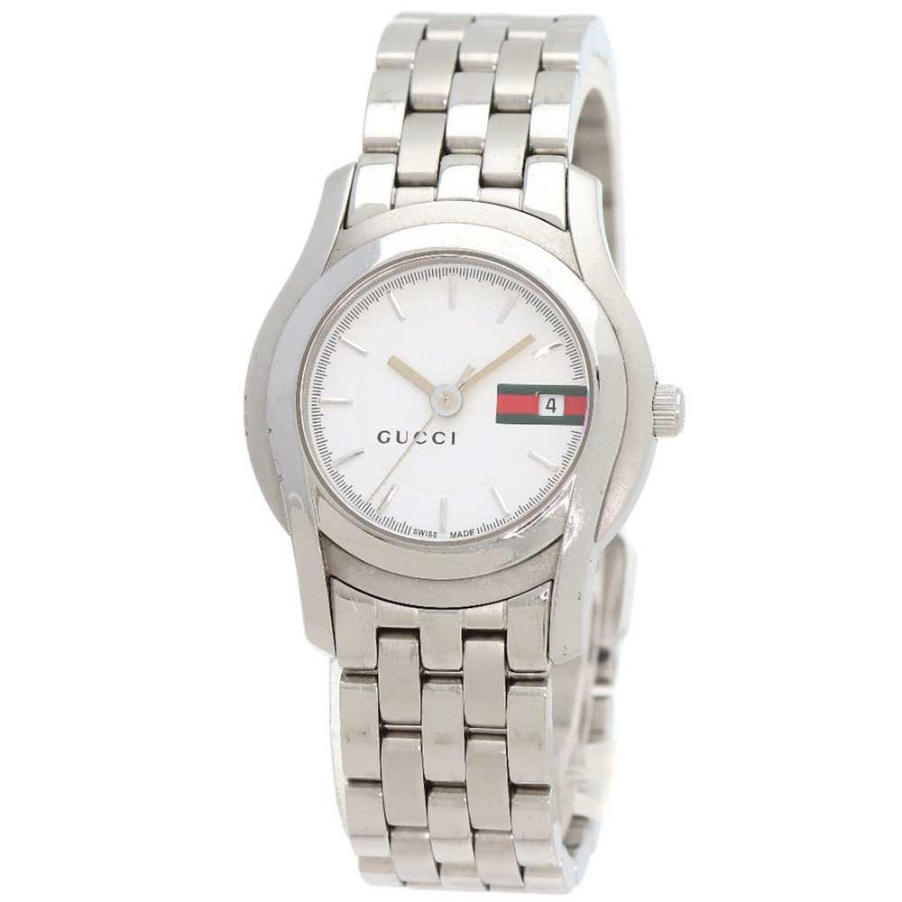 Gucci Gucci 5500L Watch Stainless Steel SS Ladies… - image 11