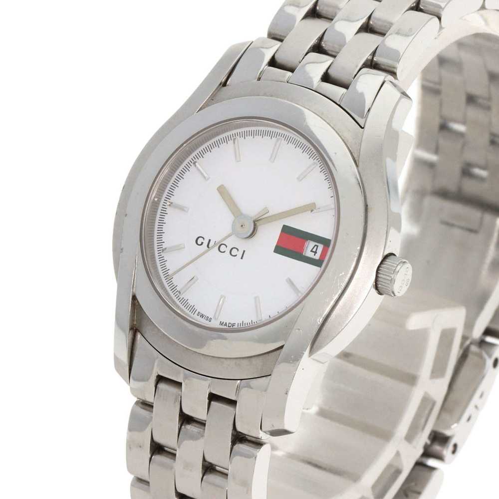 Gucci Gucci 5500L Watch Stainless Steel SS Ladies… - image 3