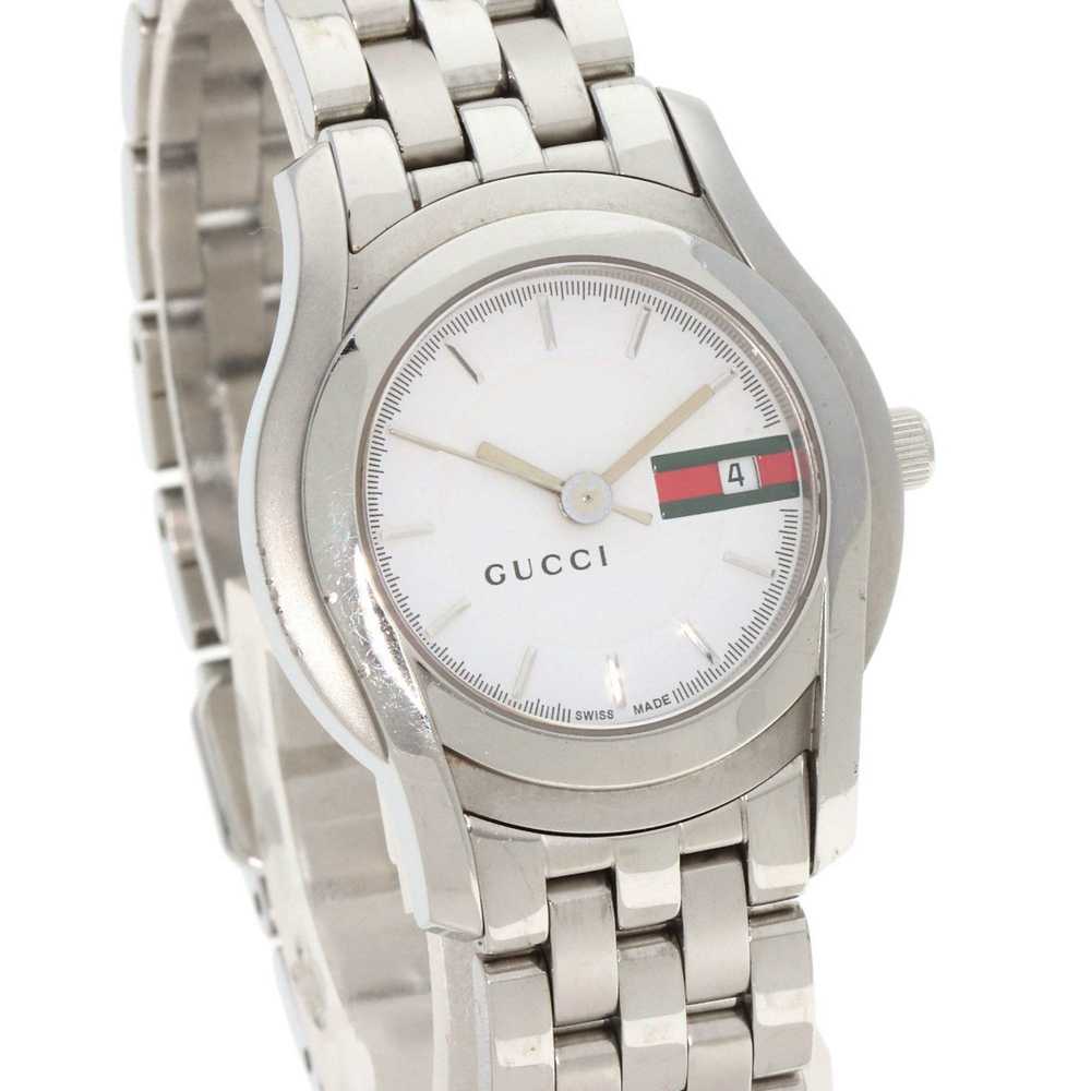 Gucci Gucci 5500L Watch Stainless Steel SS Ladies… - image 4