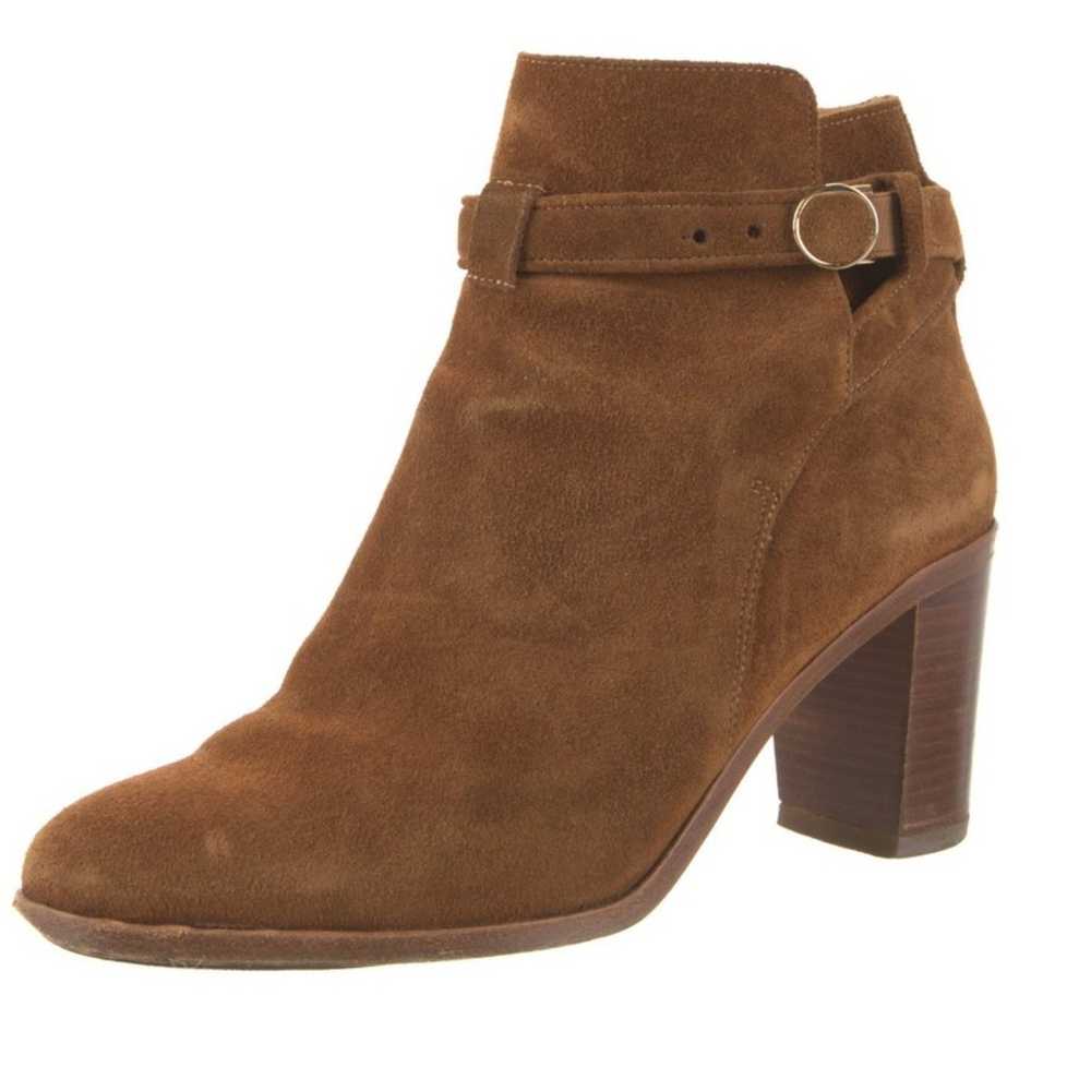 Sezane Tristan suede ankle boot sz 8 - image 3