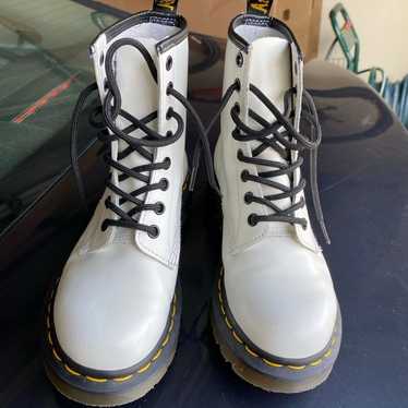 Dr Martens White Boots