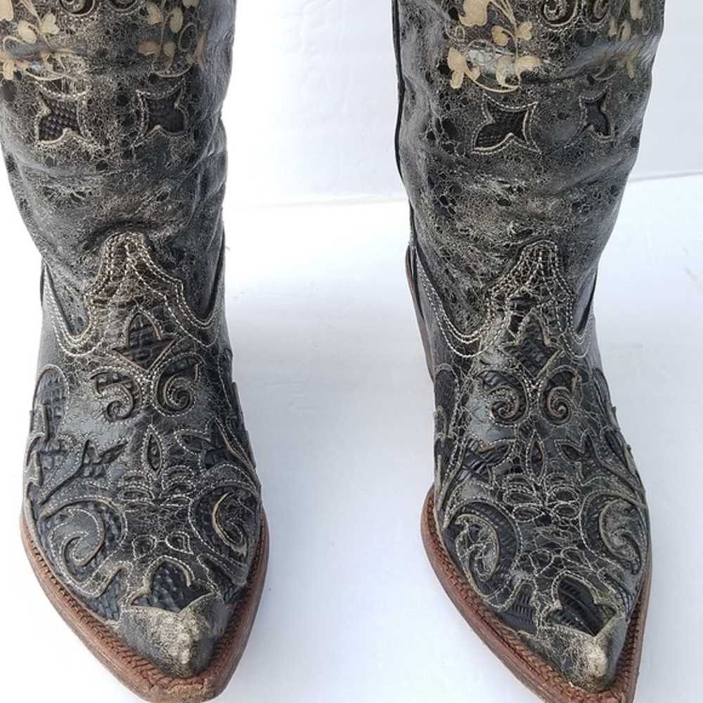 CORRAL Vintage cowboy western cowgirl boots - image 4