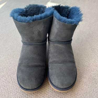 UGG sheepskin boots navy