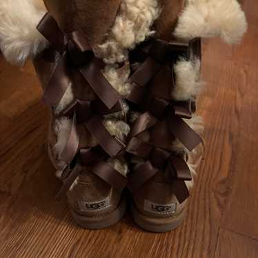 Classic Tall UGG boots with bows