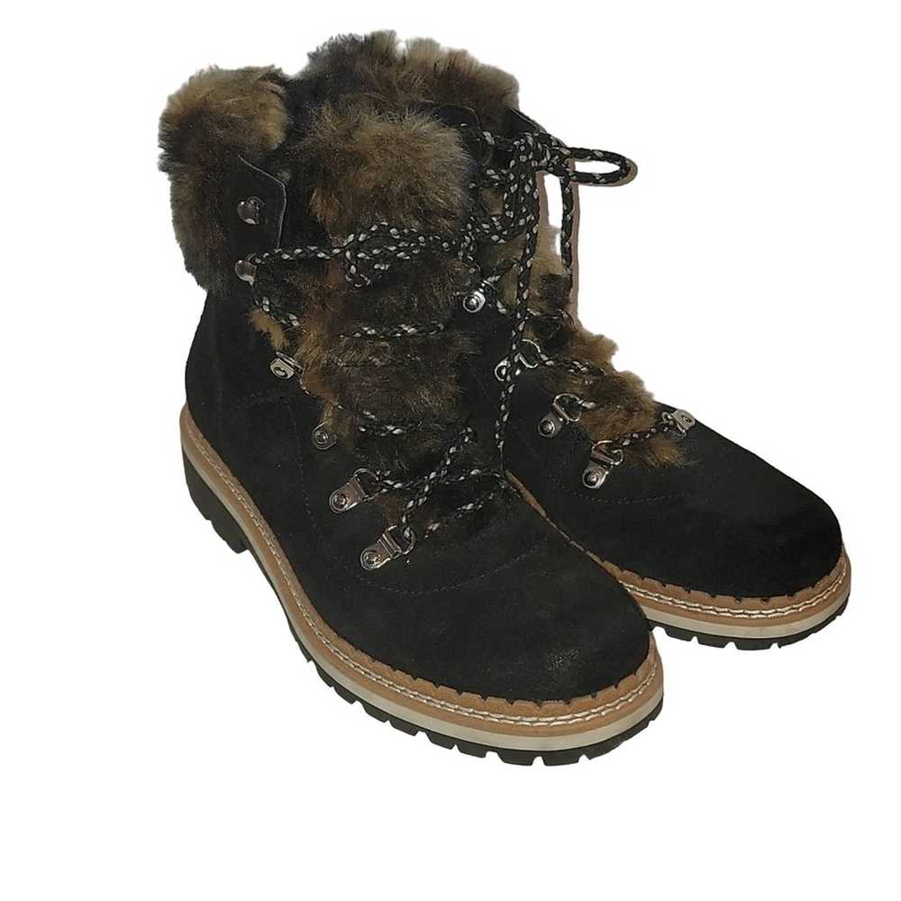 Sam Edelman Bronte Faux Shearling Suede Ankle Boo… - image 1