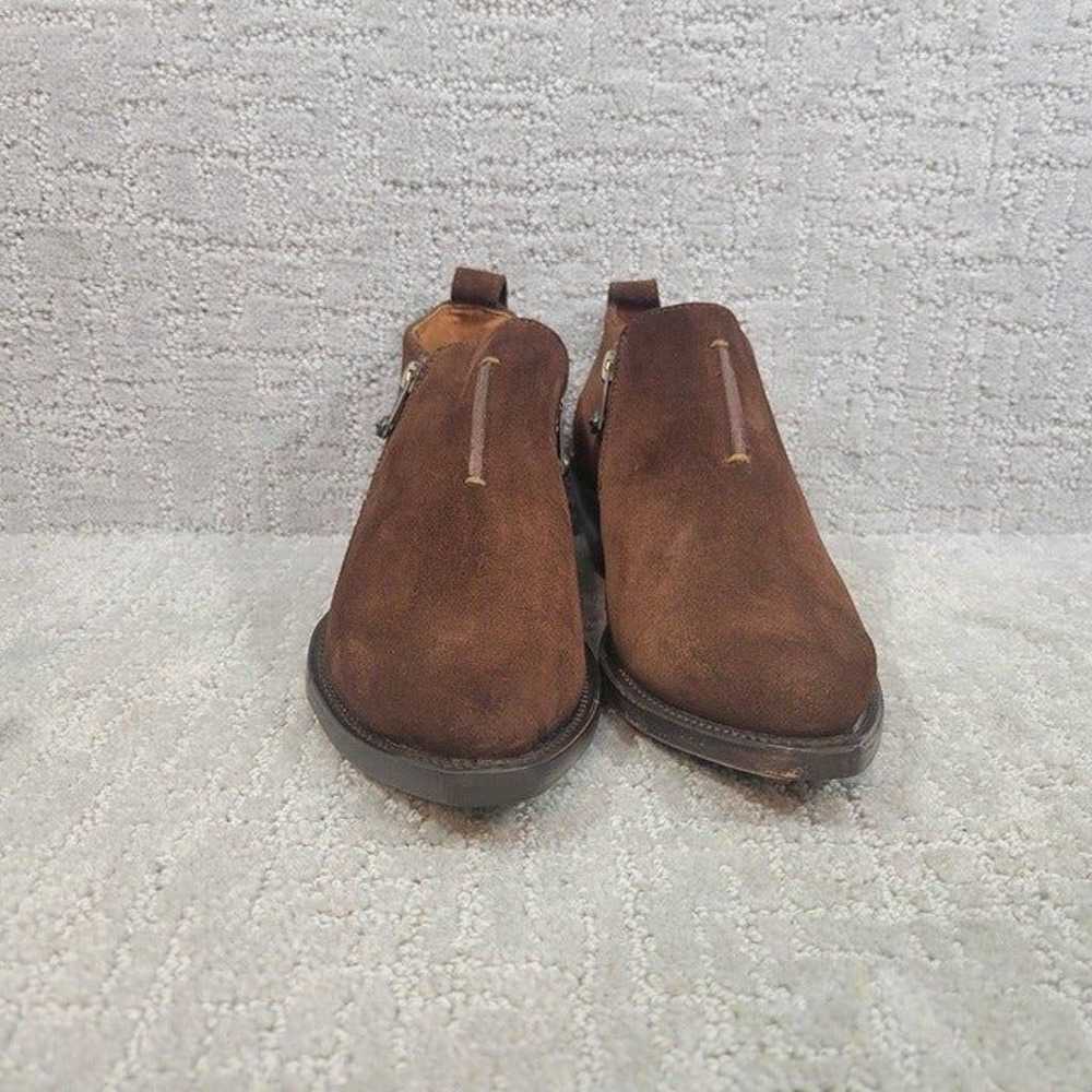 Frye Sacha Moto Shootie Womens Size 7.5B Brown Su… - image 3