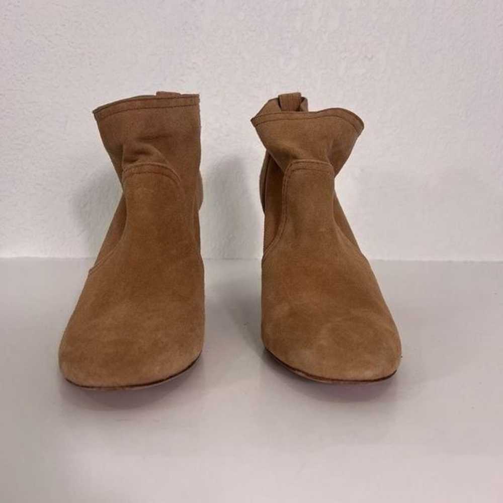 Tory Burch Tan Leather Suede High Heel Booties - image 5