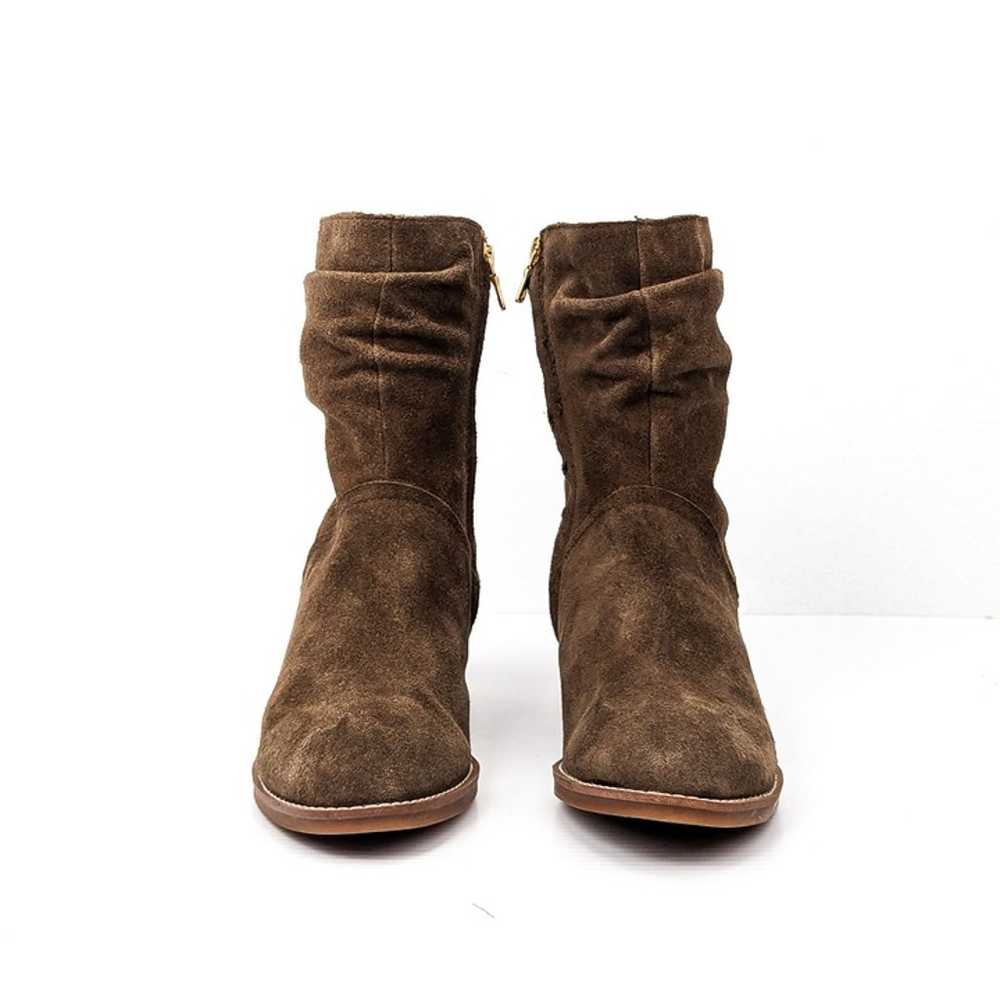 Lucca Lane Women Donny Brown Suede Zip Western An… - image 3