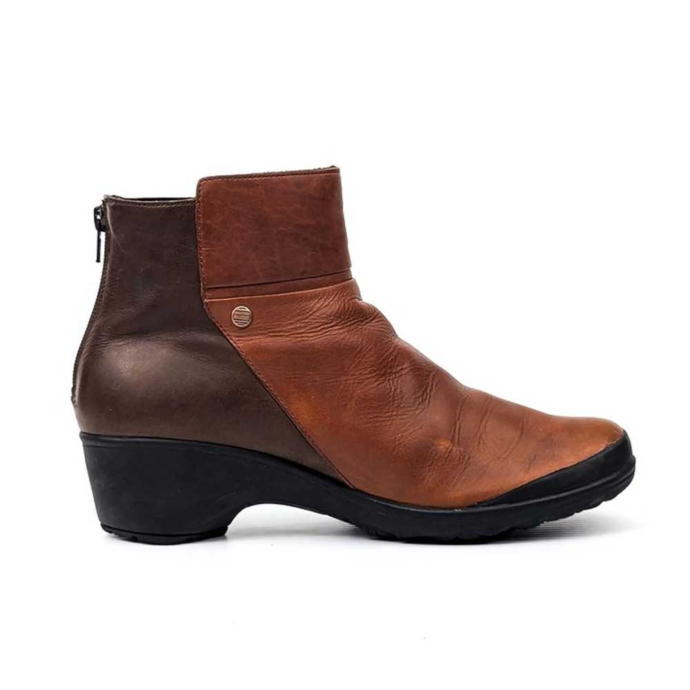 Merrell Women Veranda Brown Leather Wedge Zip Ank… - image 3