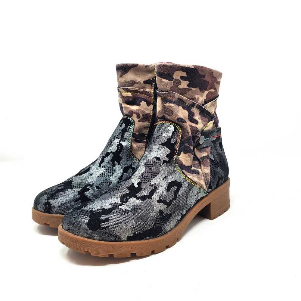 Spring Step L'ARTISTE Camo Fashion Boot Genuine L… - image 3