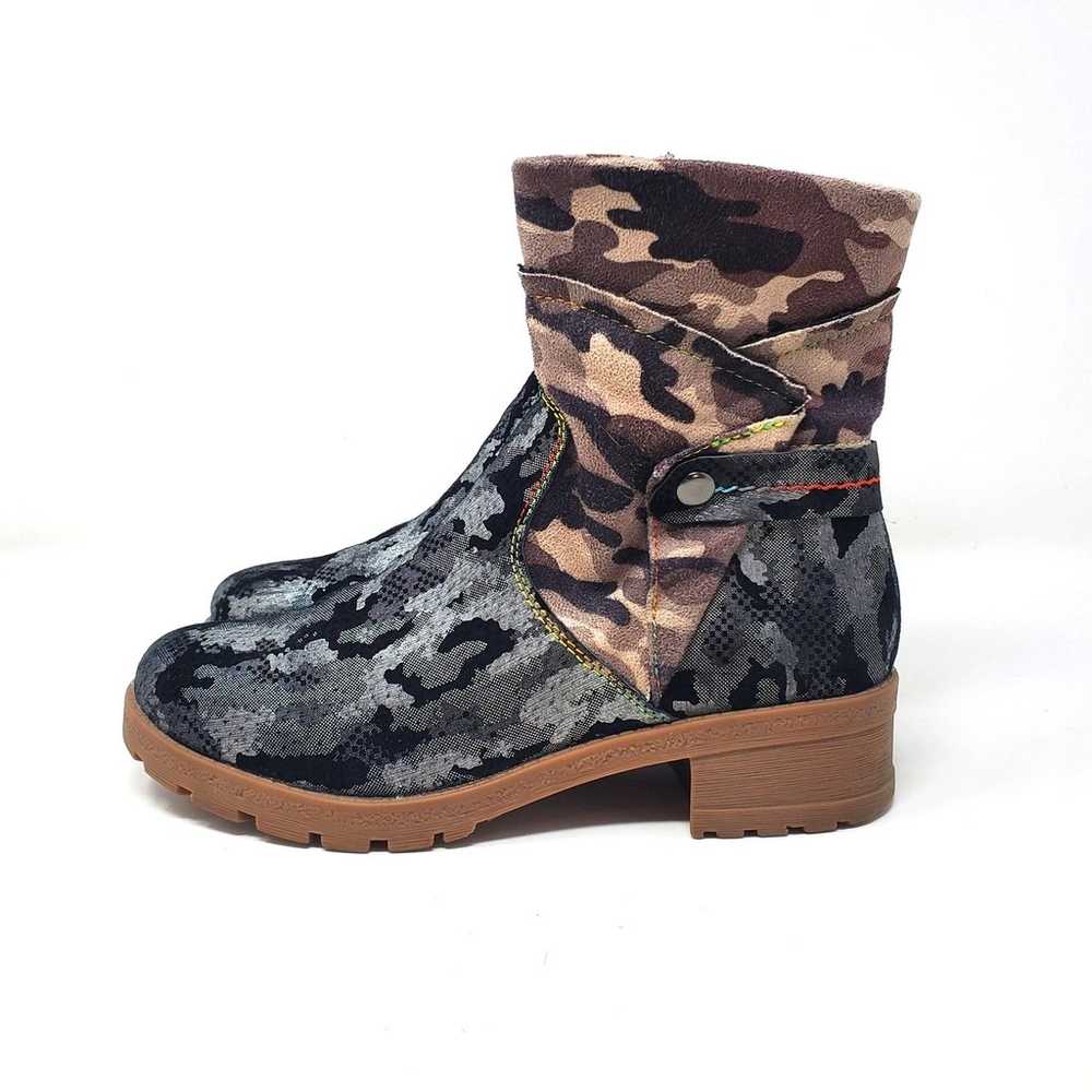 Spring Step L'ARTISTE Camo Fashion Boot Genuine L… - image 4