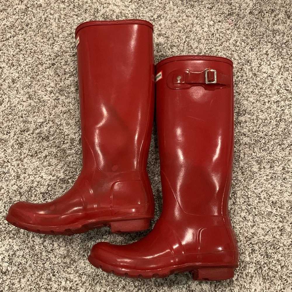 Hunter Women's Original Tall Gloss Rain Boots in … - image 11