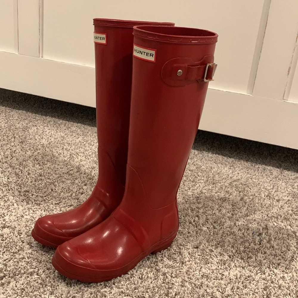 Hunter Women's Original Tall Gloss Rain Boots in … - image 2