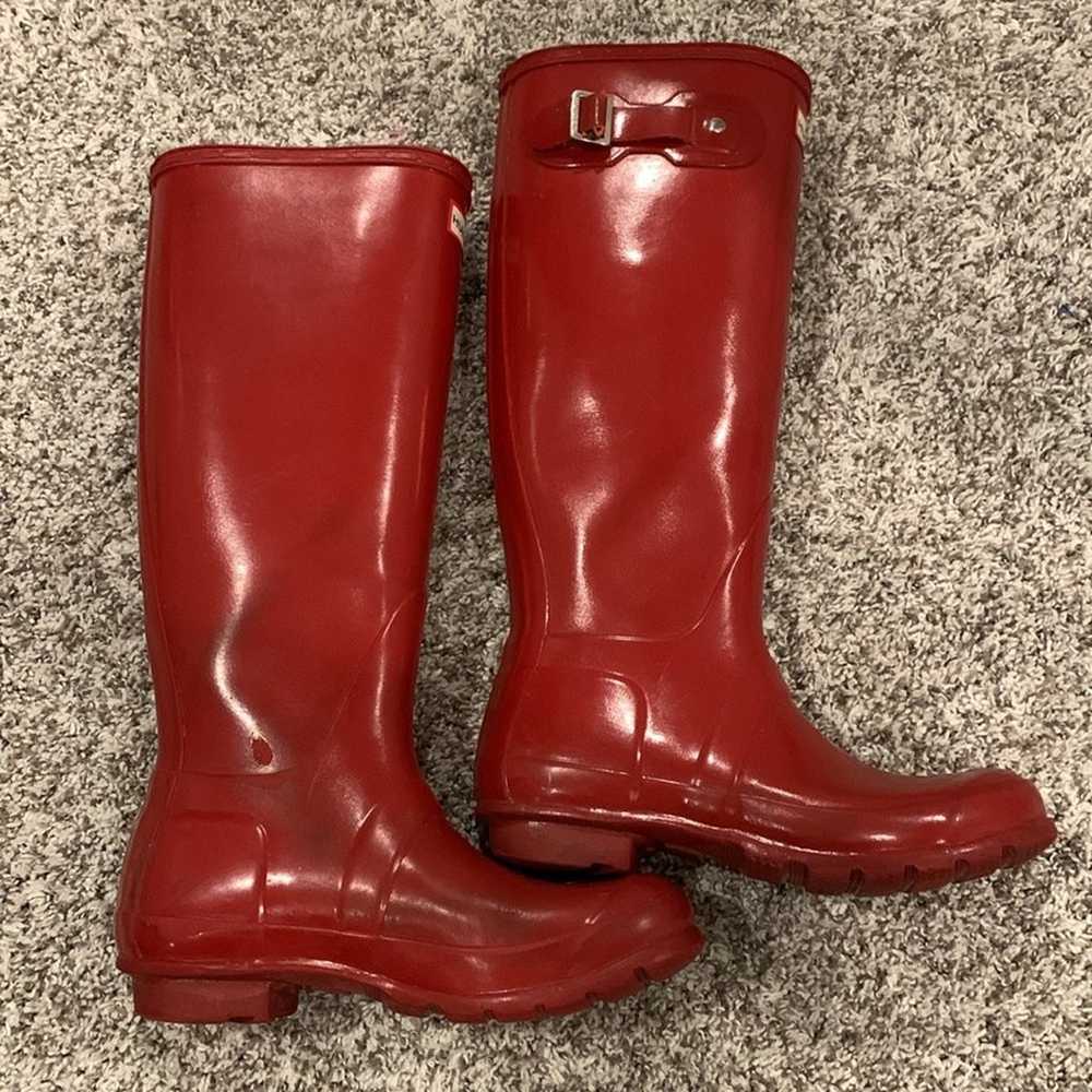 Hunter Women's Original Tall Gloss Rain Boots in … - image 9