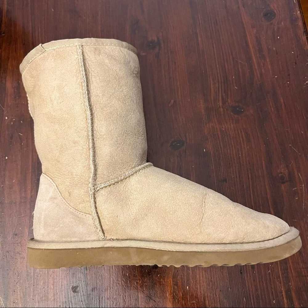 UGG Classic Short Boot Size 7 Sand - image 6