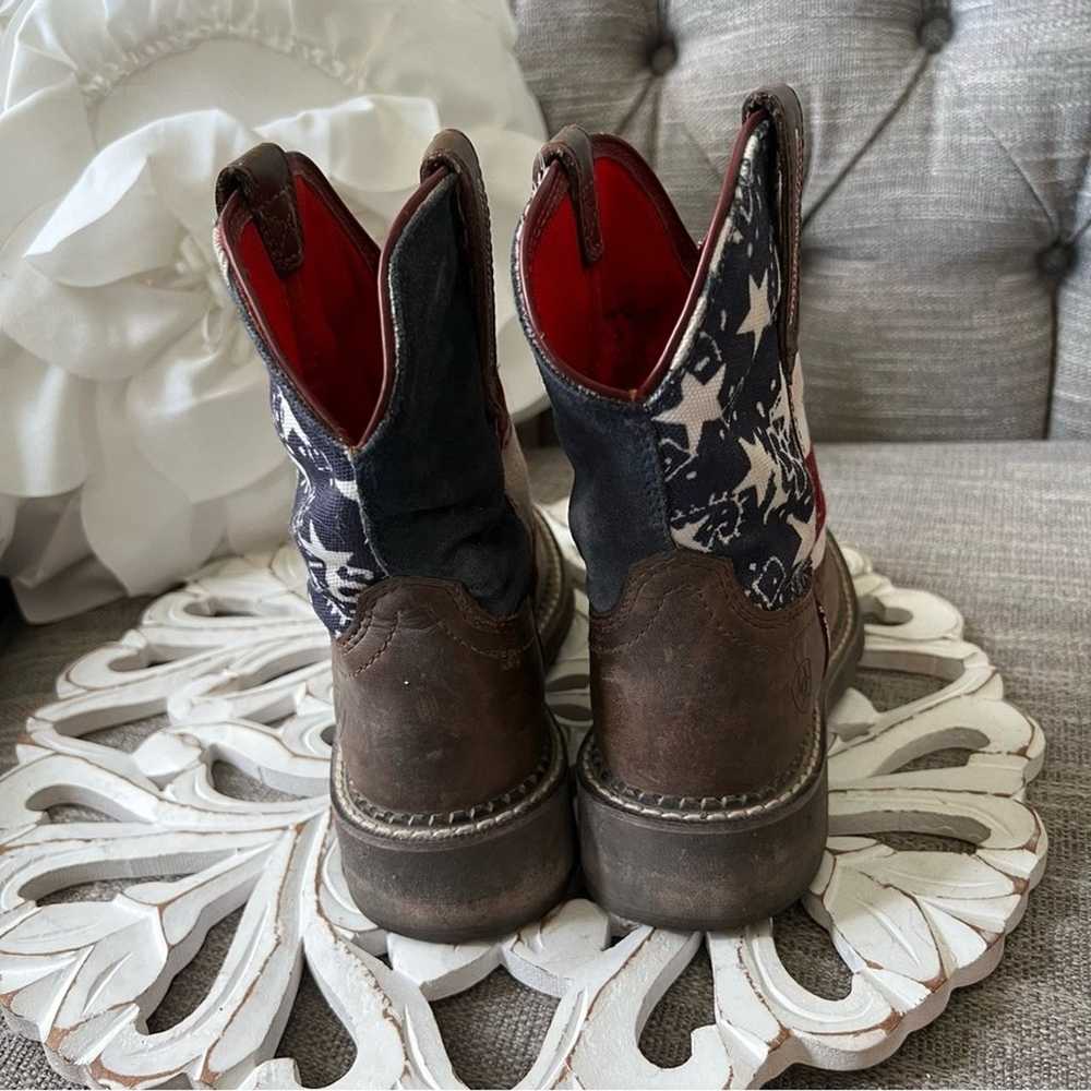 Ariat American Flag Western Cowboy Boots Women’s 6 - image 6