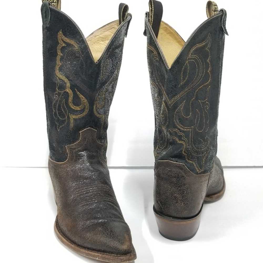 Justin Boots western cowgirl cowboy boots - image 2