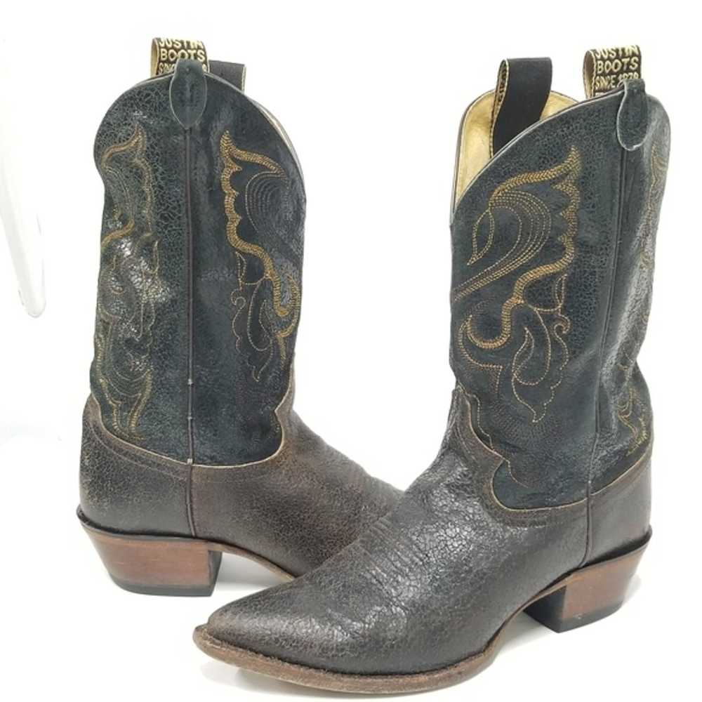 Justin Boots western cowgirl cowboy boots - image 3