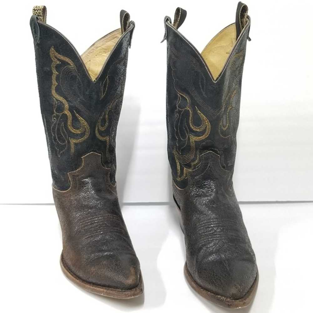 Justin Boots western cowgirl cowboy boots - image 4