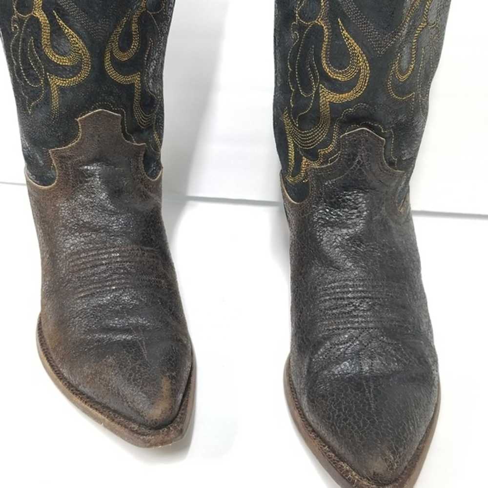 Justin Boots western cowgirl cowboy boots - image 6