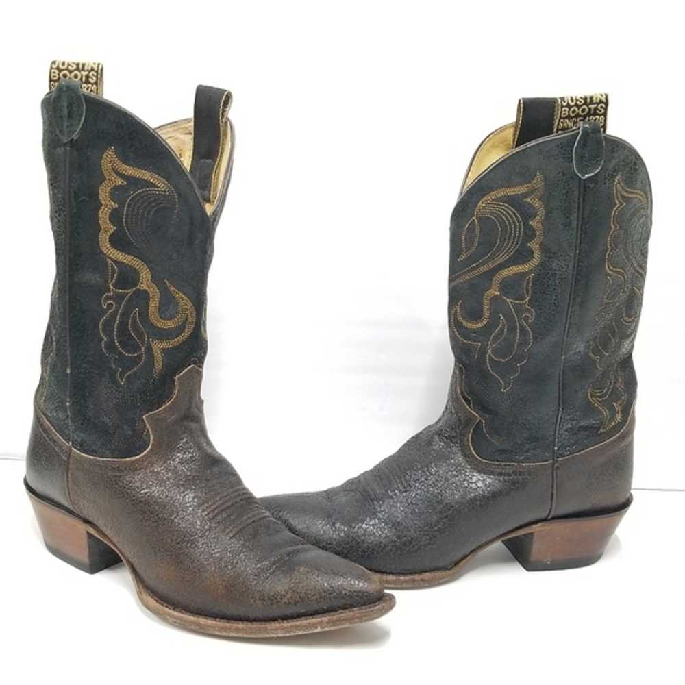 Justin Boots western cowgirl cowboy boots - image 7