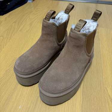 UGG Brown Suede Sheepskin Boots