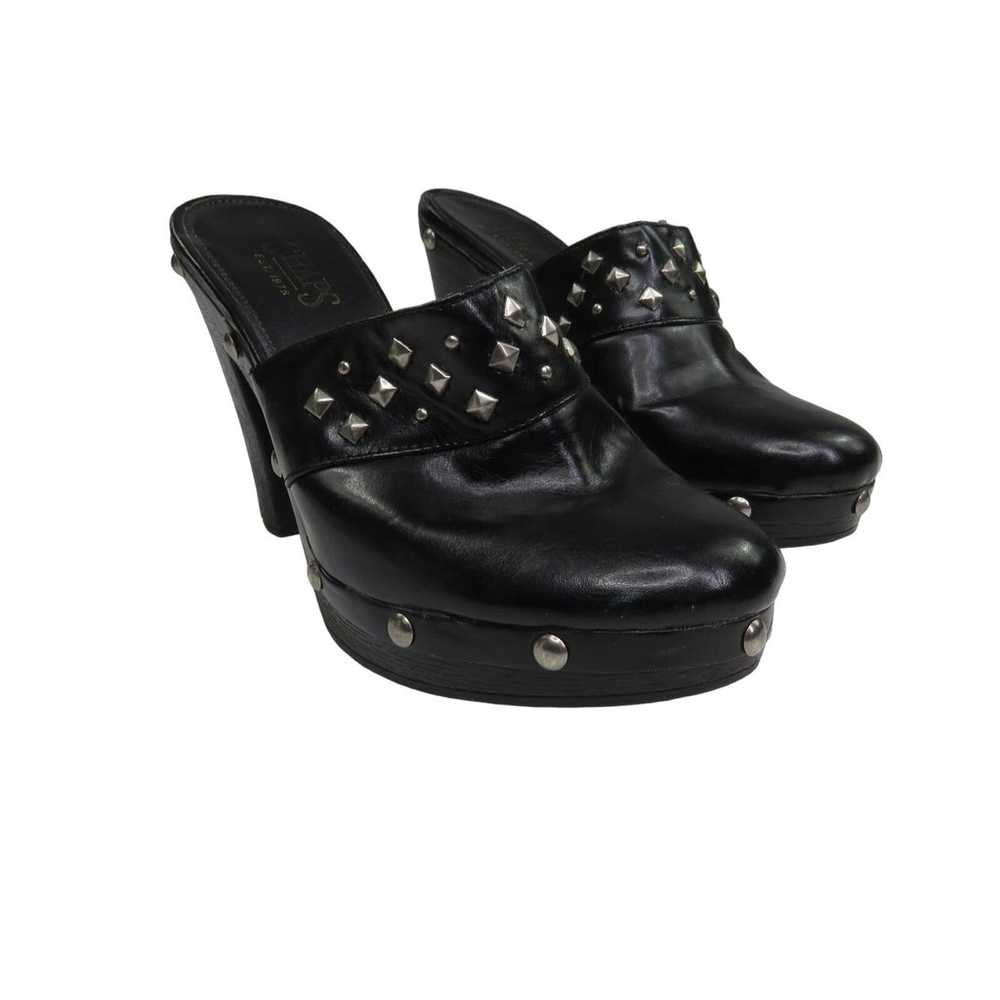 Y2k Chaps Chunky Clogs with Studded Detail Size 8… - image 4