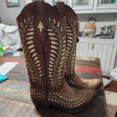 Corral glitter inlay boots