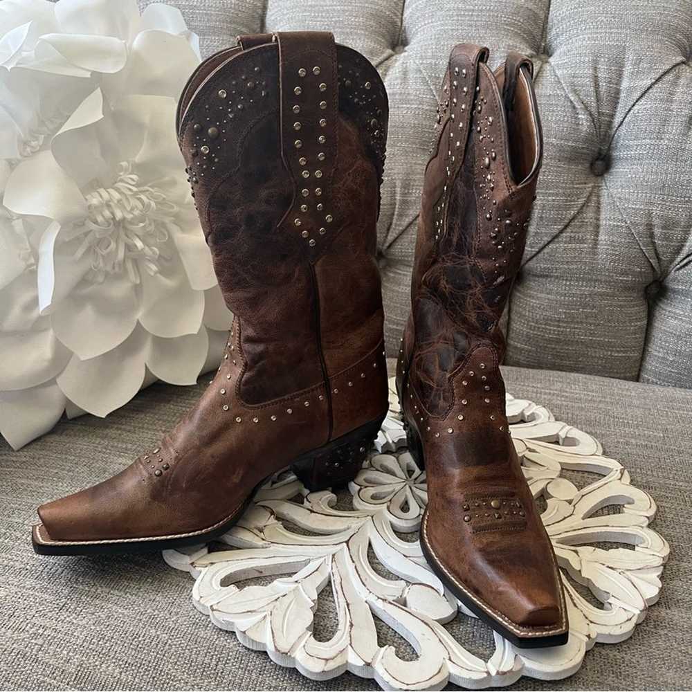 Ariat Studded Western Cowboy Boots Women’s 7.5 - image 6