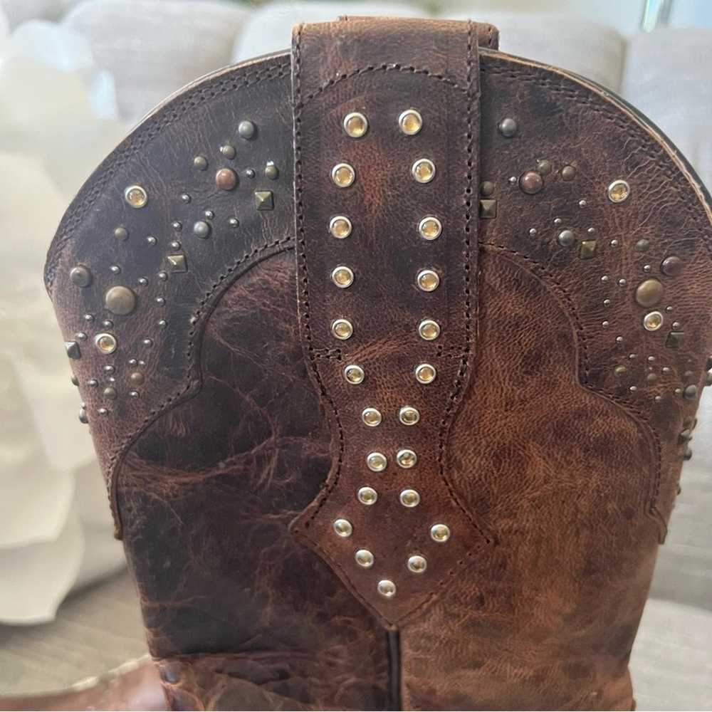 Ariat Studded Western Cowboy Boots Women’s 7.5 - image 8