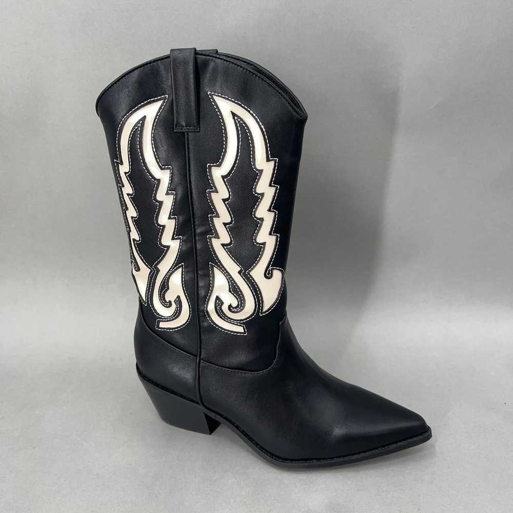 Billini Norva Black Cowboy Boots Womens 7 Western… - image 3