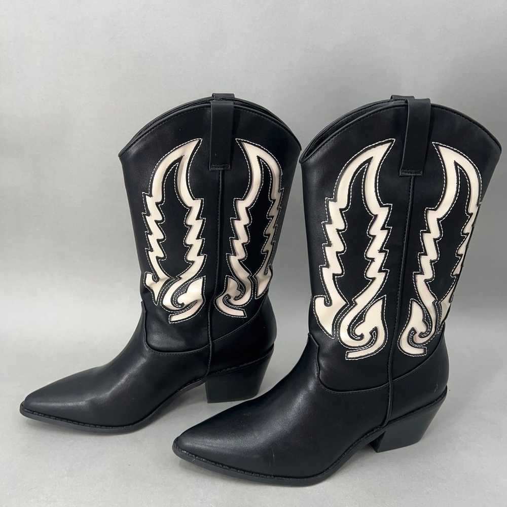 Billini Norva Black Cowboy Boots Womens 7 Western… - image 6