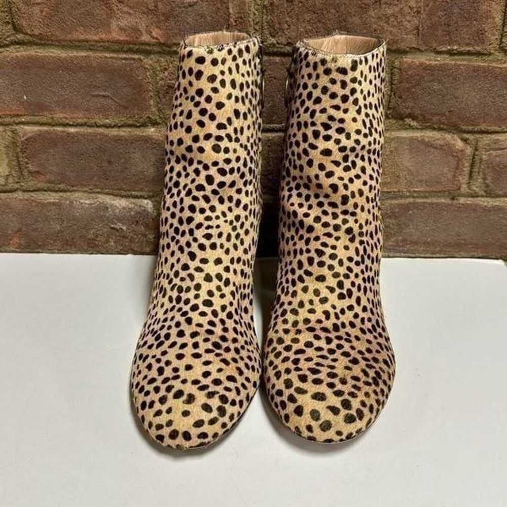 Able Cheetah Dot Celina Leather Skin Ankle Bootie… - image 3