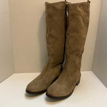 Vera Gomma Suede Taupe Boots 40