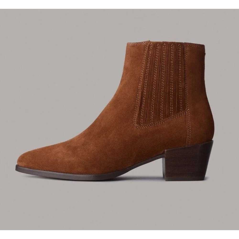 Rag & Bone ICONS Rover Chelsea Boot In Camel Sued… - image 1