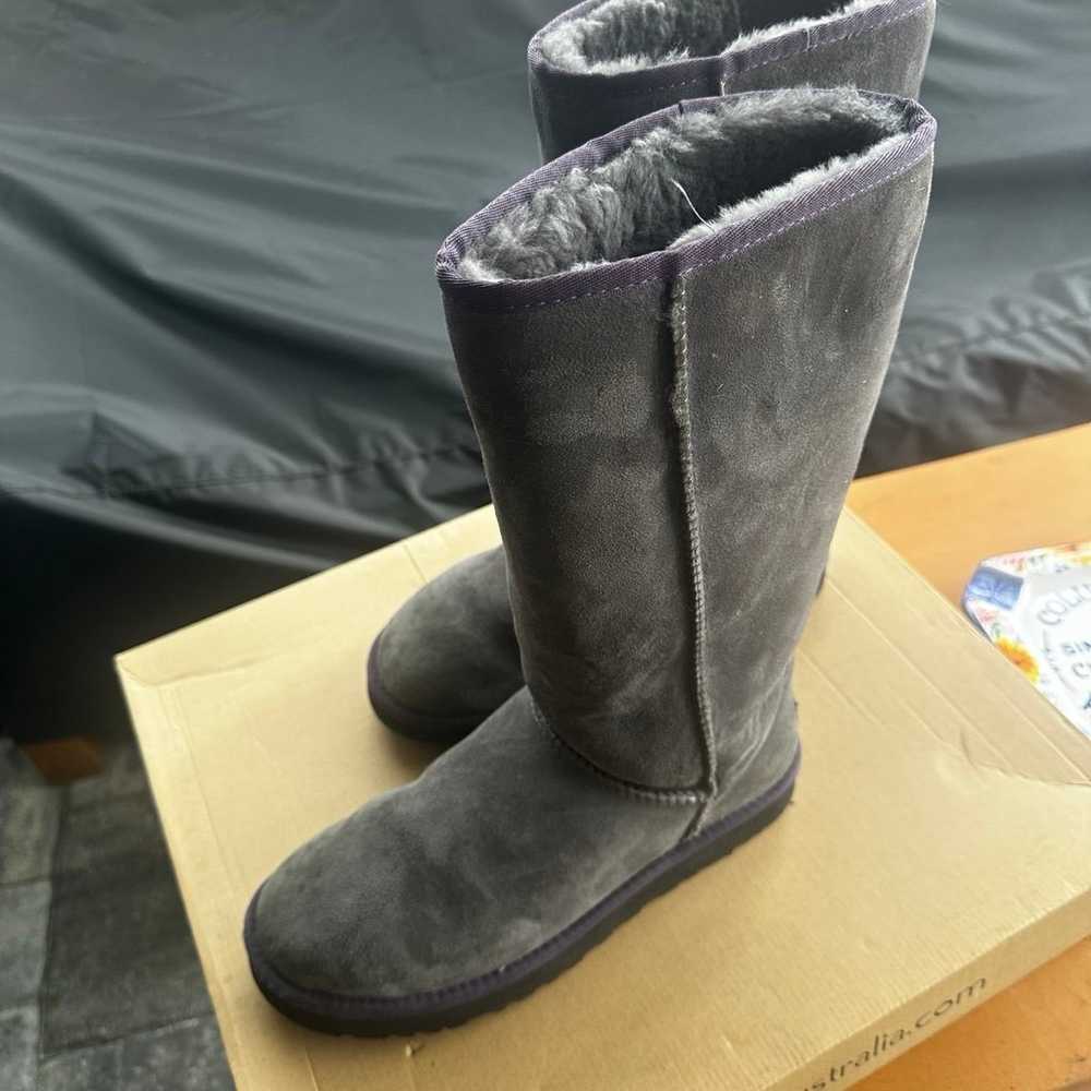 Ugg Classic tall gray boots 10 - image 4