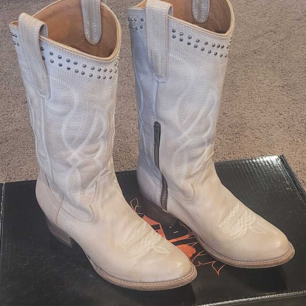 Freebird Zion western boots beige size 8 - image 1