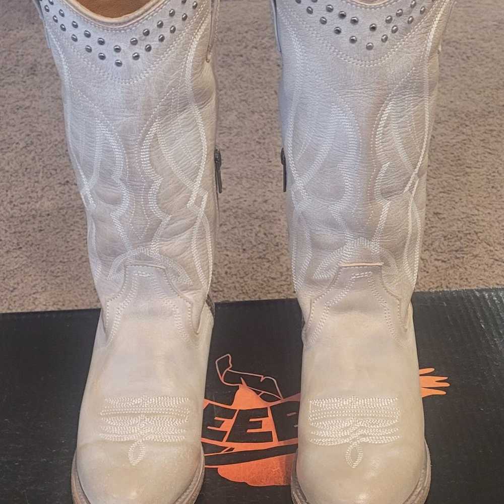 Freebird Zion western boots beige size 8 - image 3