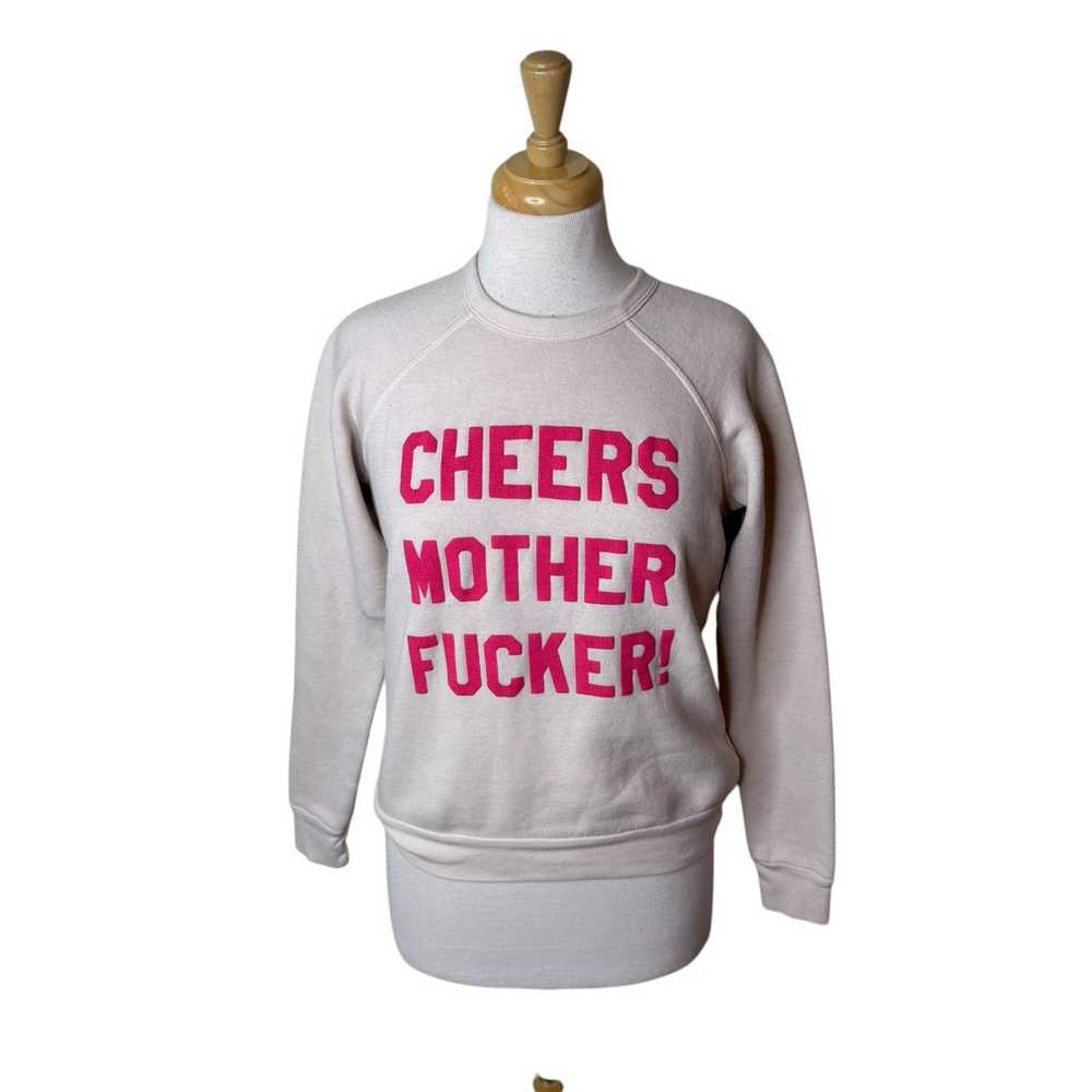 Mother Denim MOTHER The Hugger Sweatshirt Cheers … - image 2