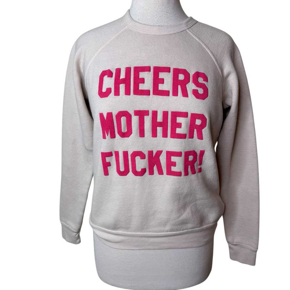 Mother Denim MOTHER The Hugger Sweatshirt Cheers … - image 5