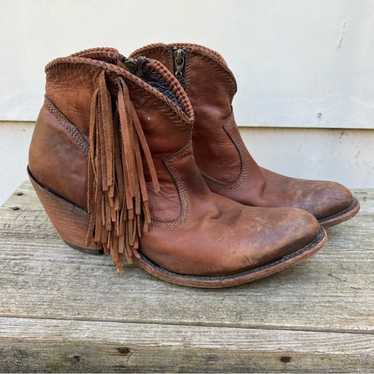 Liberty Black Chloe Brown Fringe Cowgirl Western A