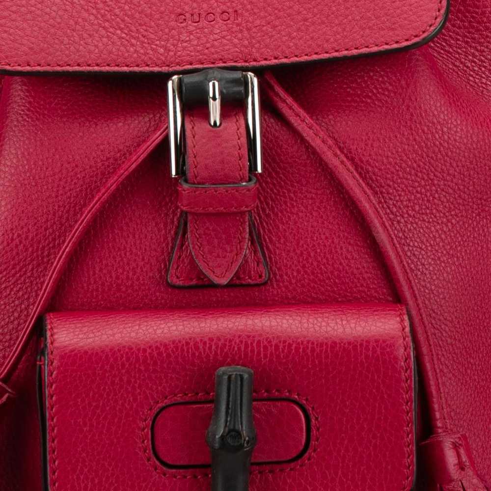 Gucci Leather backpack - image 7