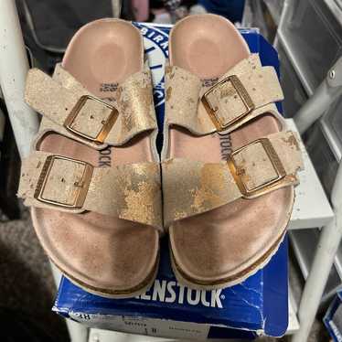 Birkenstock Arizona BS vintage metallic rose coppe