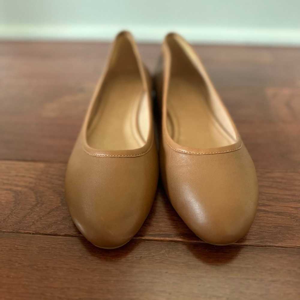 Madewell Reid Ballet Flats English Saddle Brown L… - image 2