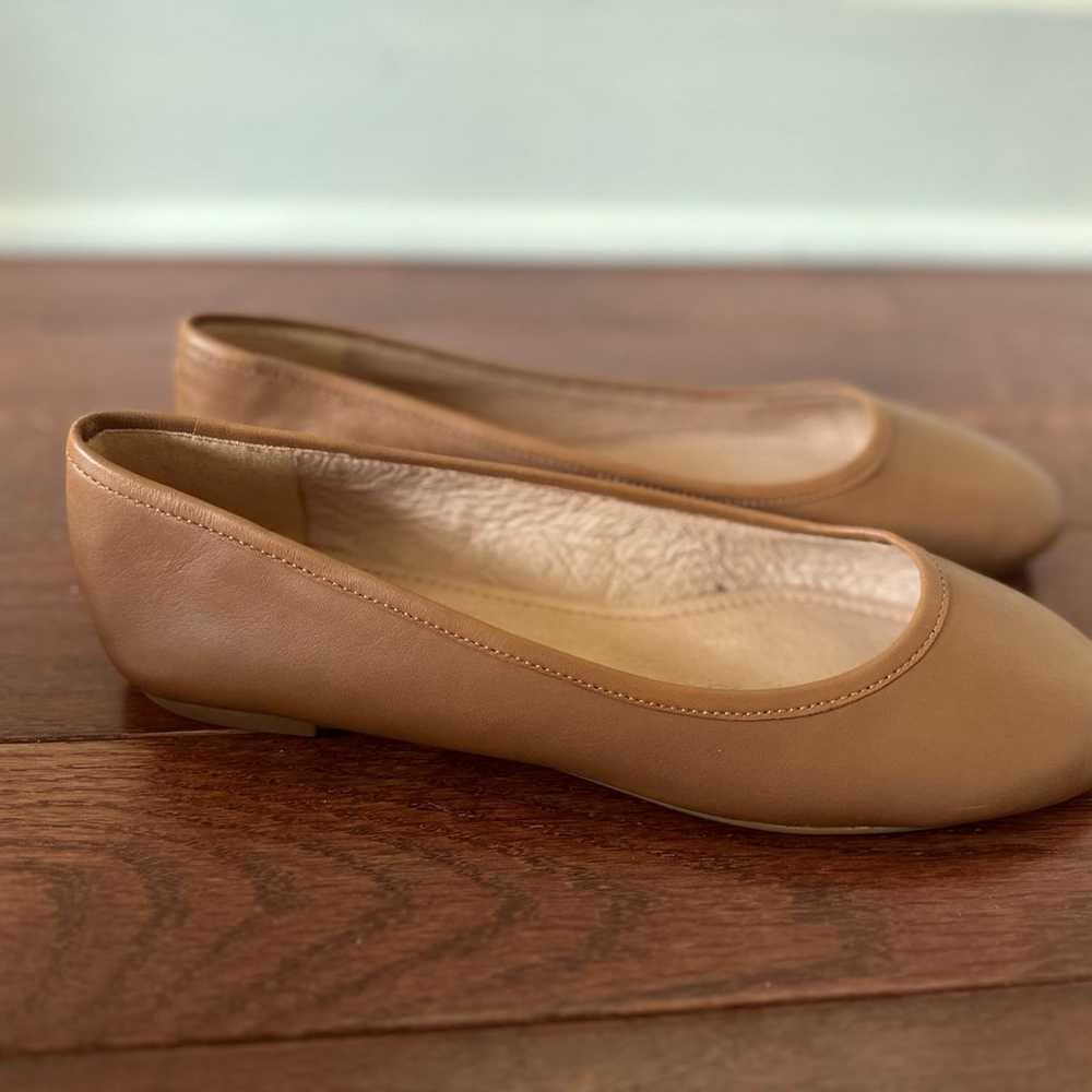 Madewell Reid Ballet Flats English Saddle Brown L… - image 3