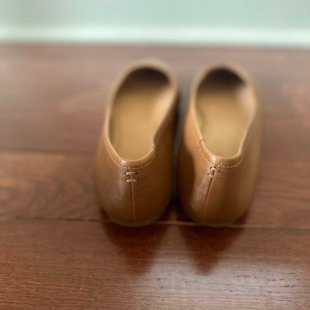 Madewell Reid Ballet Flats English Saddle Brown L… - image 5