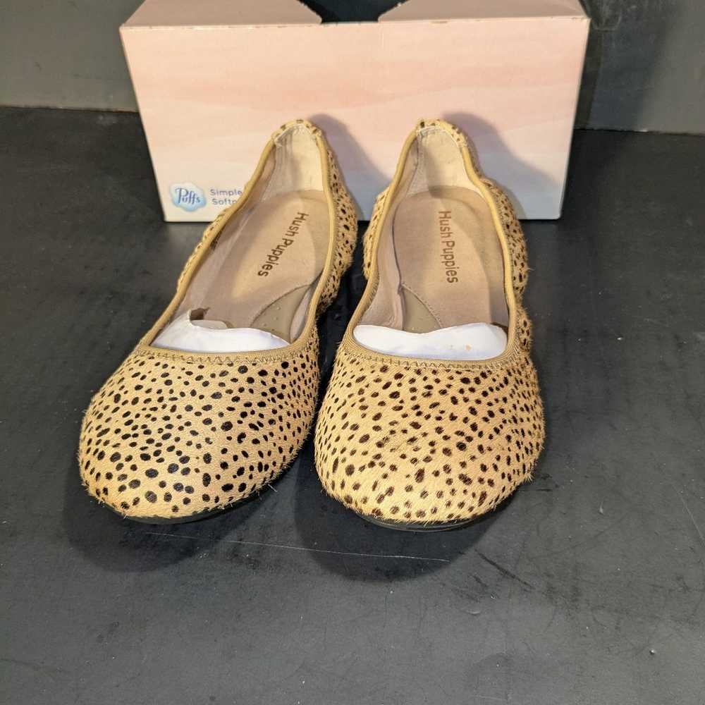 Hush Puppies Chaste Ballet Flats In Cow Hair Anim… - image 1